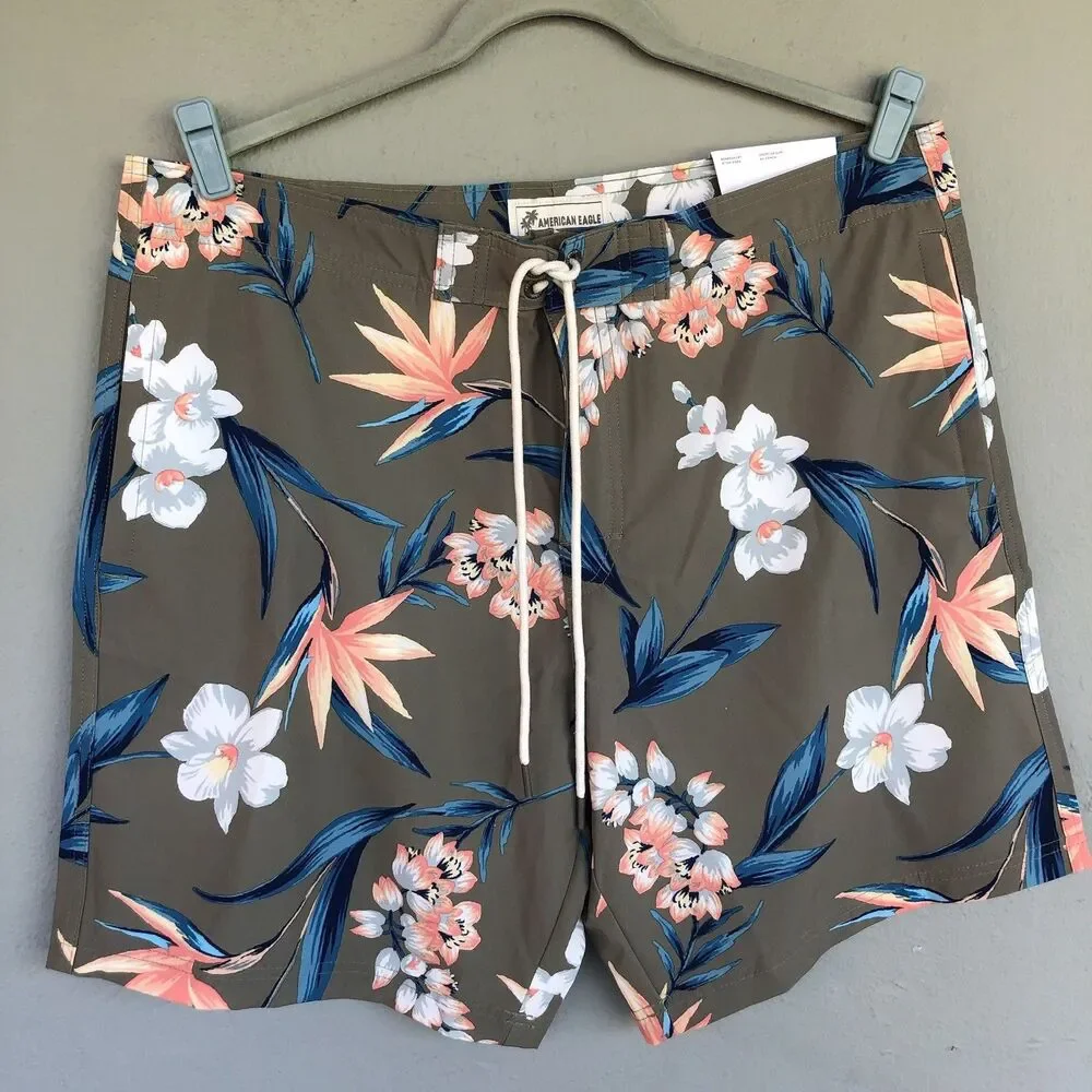 American Eagle Board Shorts Mens L 8.5
